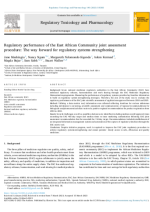 Screenshot 2023-03-24 at 161920 Regulatory performance of the East African Community joint assessment procedure: The way forward for regulatory systems strengthening